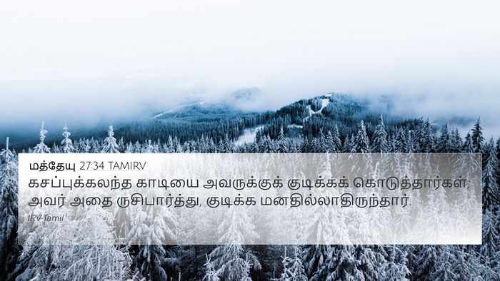 மத்தேயு 27:34 TAMIRV Bible Verse Image