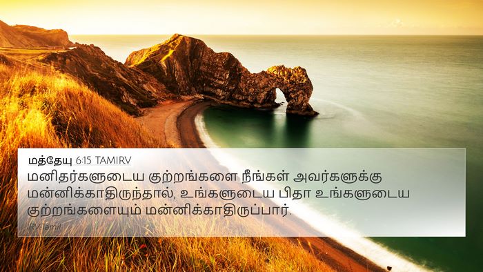 மத்தேயு 6:15 TAMIRV 4K Wallpaper - மனிதர்களுடைய - 4K Wallpaper Bible Verse