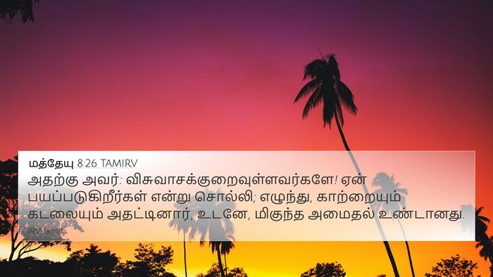 மத்தேயு 8:26 TAMIRV Bible Verse Image