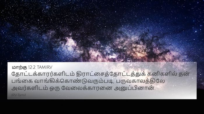 மாற்கு 12:2 TAMIRV Bible Verse Image