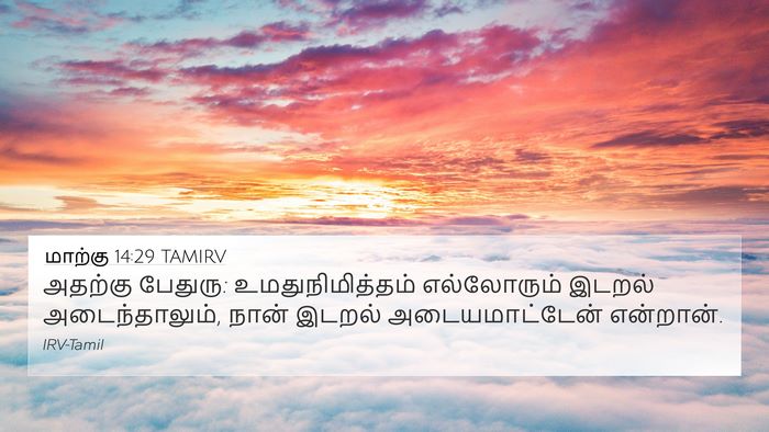 மாற்கு 14:29 TAMIRV Bible Verse Image