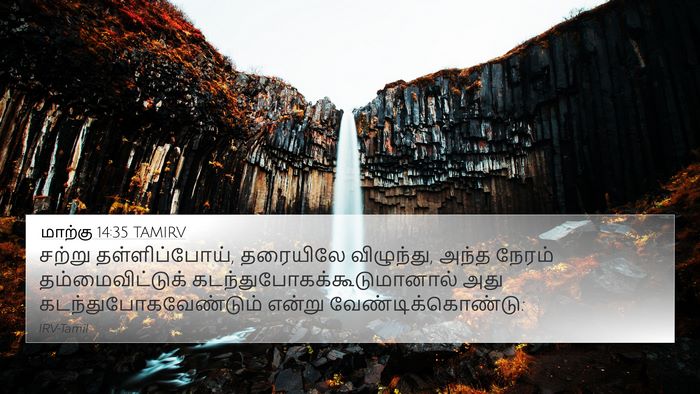 மாற்கு 14:35 TAMIRV Bible Verse Image