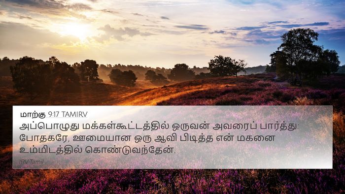 மாற்கு 9:17 TAMIRV Bible Verse Image