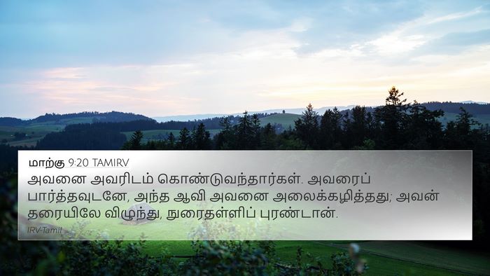 மாற்கு 9:20 TAMIRV Bible Verse Image
