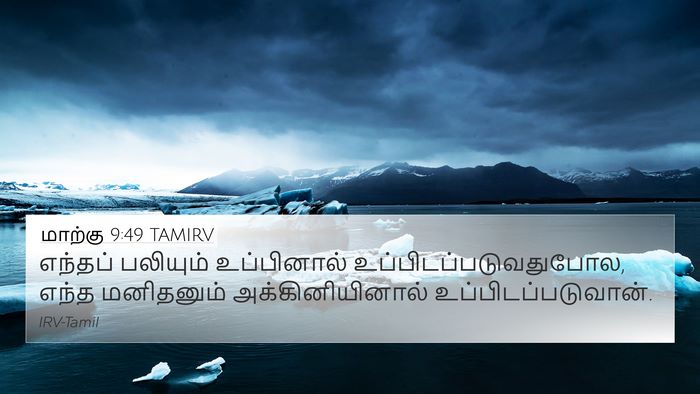 மாற்கு 9:49 TAMIRV Bible Verse Image