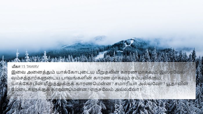 மீகா 1:5 TAMIRV Bible Verse Image