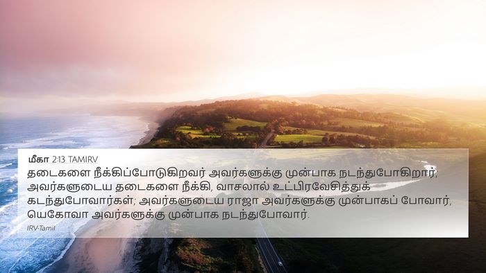 மீகா 2:13 TAMIRV Bible Verse Image