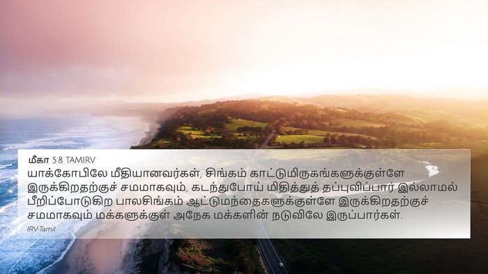 மீகா 5:8 TAMIRV Bible Verse Image