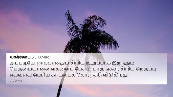 யாக்கோபு 3:5 TAMIRV Bible Verse Image