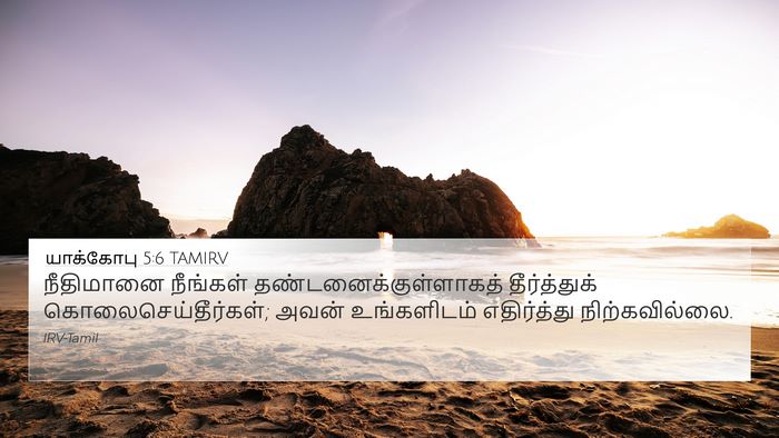 யாக்கோபு 5:6 TAMIRV Bible Verse Image