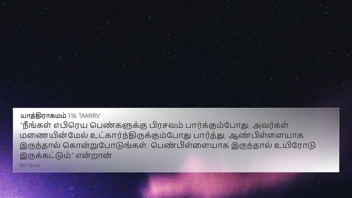 யாத்திராகமம் 1:16 TAMIRV Bible Verse Image