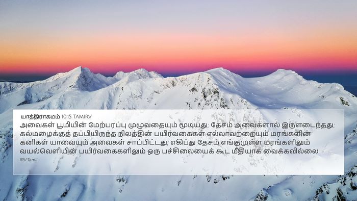 யாத்திராகமம் 10:15 TAMIRV Bible Verse Image