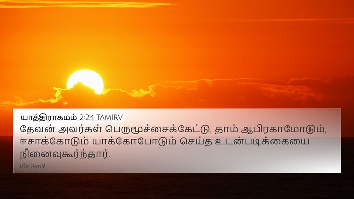 யாத்திராகமம் 2:24 TAMIRV Bible Verse Image