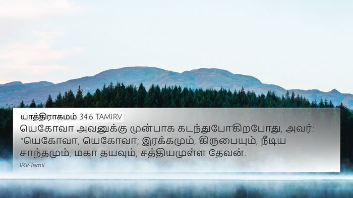 யாத்திராகமம் 34:6 TAMIRV Bible Verse Image