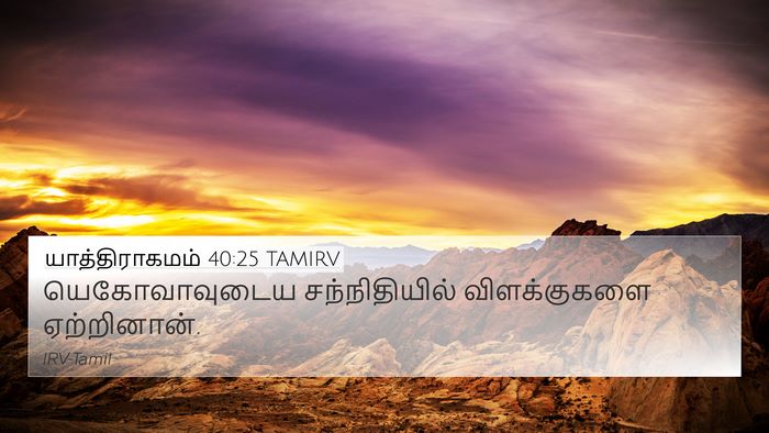 யாத்திராகமம் 40:25 TAMIRV Bible Verse Image