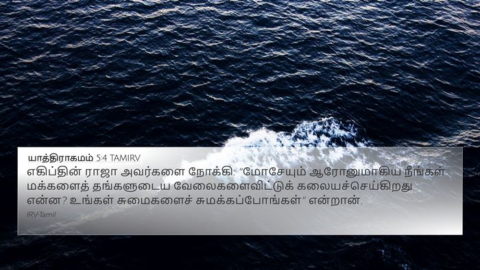 யாத்திராகமம் 5:4 TAMIRV Bible Verse Image