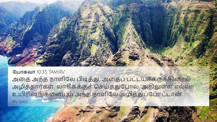 யோசுவா 10:35 TAMIRV Bible Verse Image