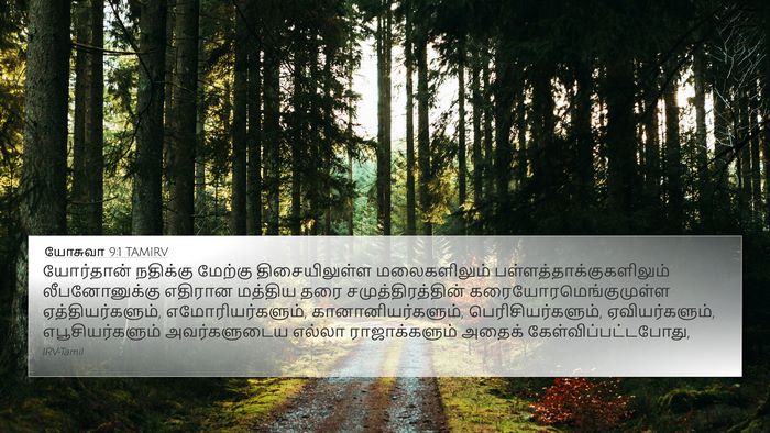 யோசுவா 9:1 TAMIRV Bible Verse Image