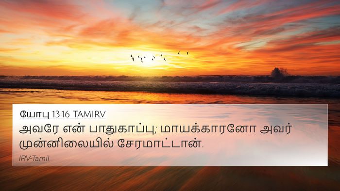 யோபு 13:16 TAMIRV Bible Verse Image
