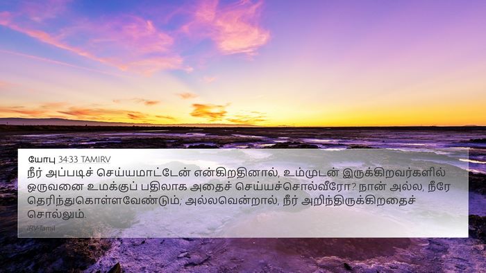யோபு 34:33 TAMIRV Bible Verse Image