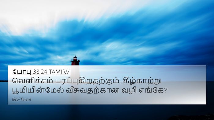யோபு 38:24 TAMIRV Bible Verse Image