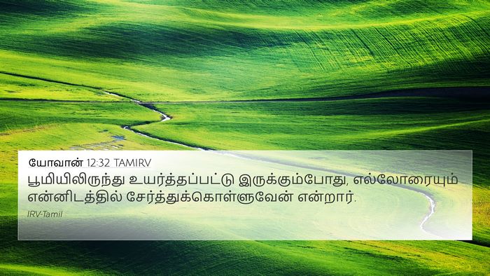 யோவான் 12:32 TAMIRV Bible Verse Image