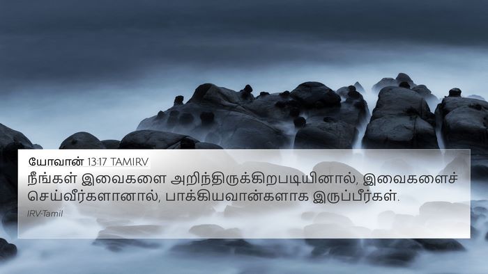 யோவான் 13:17 TAMIRV Bible Verse Image