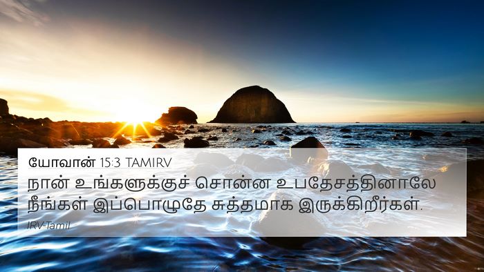 யோவான் 15:3 TAMIRV Bible Verse Image
