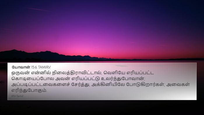 யோவான் 15:6 TAMIRV Bible Verse Image
