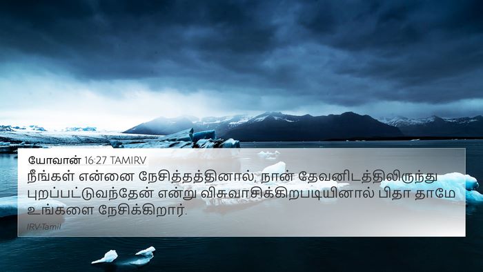 யோவான் 16:27 TAMIRV Bible Verse Image