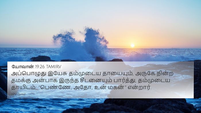 யோவான் 19:26 TAMIRV Bible Verse Image