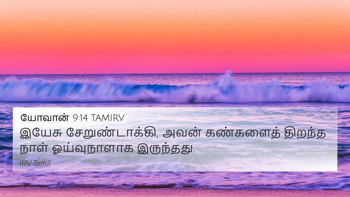 யோவான் 9:14 TAMIRV Bible Verse Image
