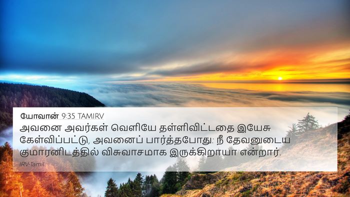 யோவான் 9:35 TAMIRV Bible Verse Image