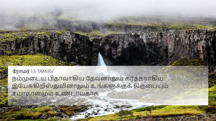 ரோமர் 1:3 TAMIRV Bible Verse Image