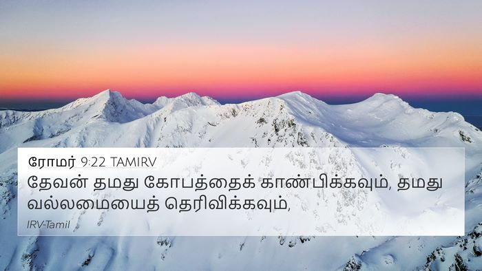 ரோமர் 9:22 TAMIRV Bible Verse Image