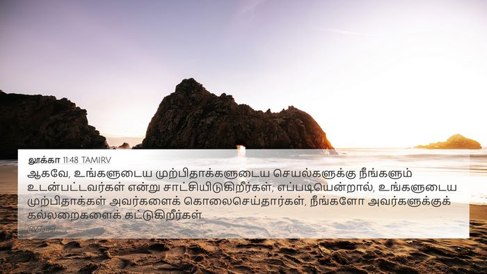 லூக்கா 11:48 TAMIRV Bible Verse Image