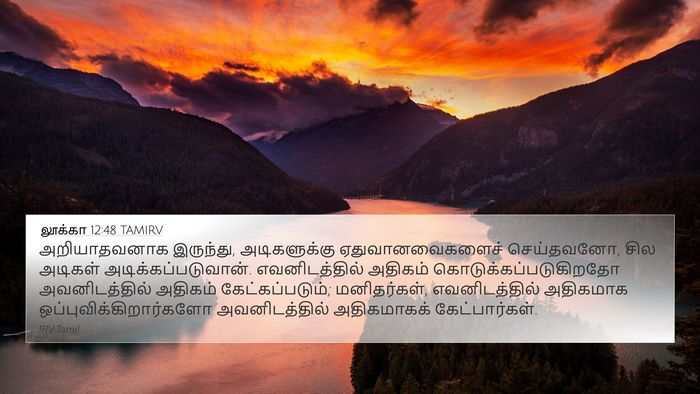லூக்கா 12:48 TAMIRV Bible Verse Image
