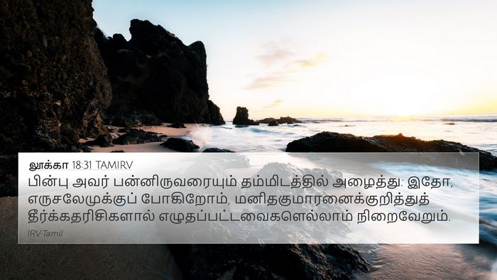லூக்கா 18:31 TAMIRV Bible Verse Image