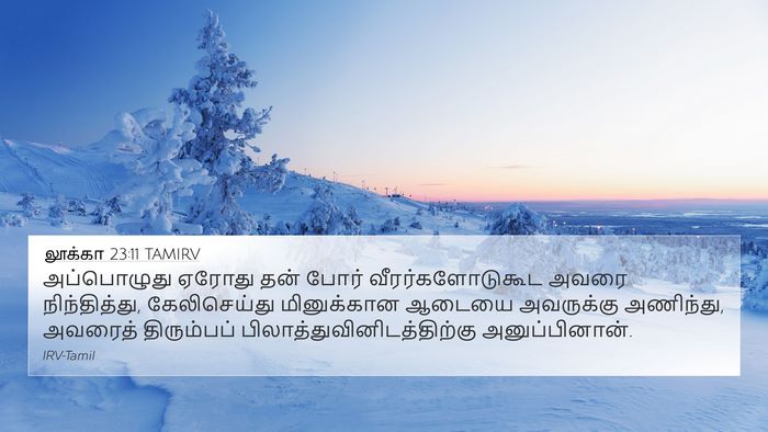 லூக்கா 23:11 TAMIRV Bible Verse Image