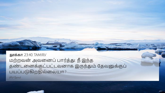 லூக்கா 23:40 TAMIRV Bible Verse Image