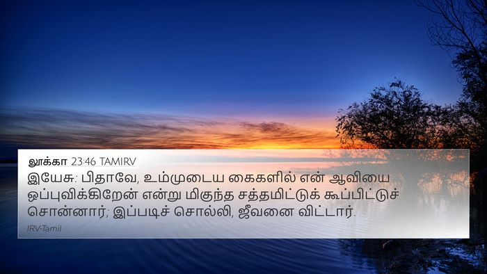 லூக்கா 23:46 TAMIRV Bible Verse Image