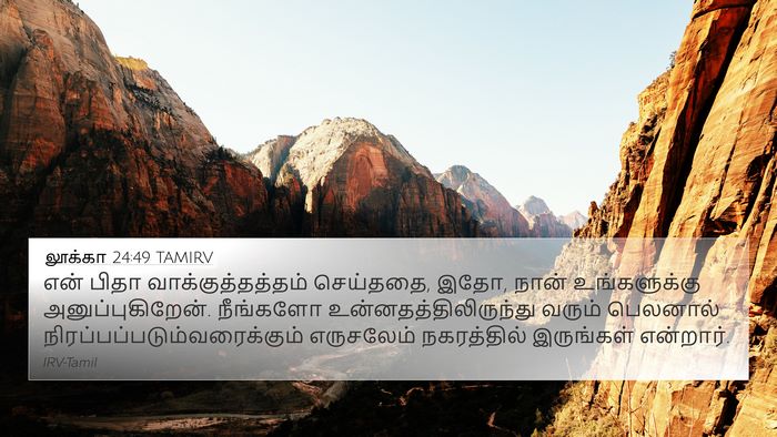 லூக்கா 24:49 TAMIRV Bible Verse Image
