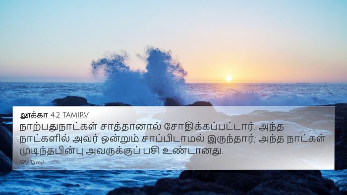 லூக்கா 4:2 TAMIRV Bible Verse Image