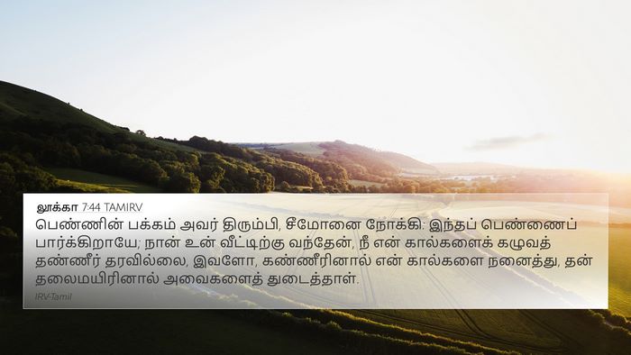 லூக்கா 7:44 TAMIRV Bible Verse Image