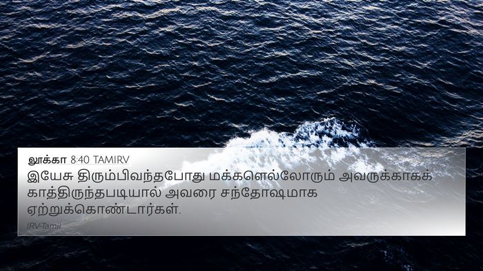 லூக்கா 8:40 TAMIRV Bible Verse Image