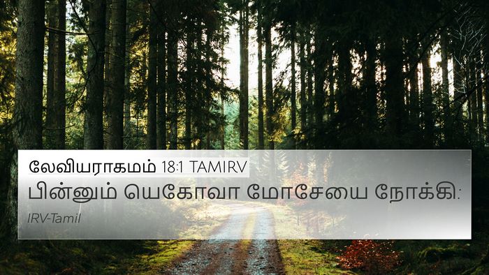 லேவியராகமம் 18:1 TAMIRV 4K Wallpaper - பின்னும் யெகோவா - 4K Wallpaper Bible Verse