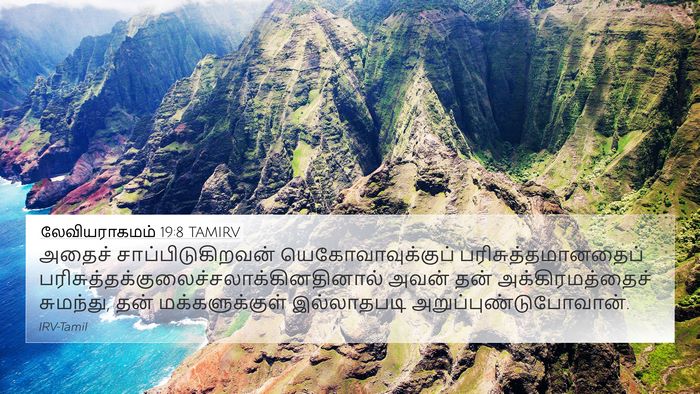 லேவியராகமம் 19:8 TAMIRV Bible Verse Image