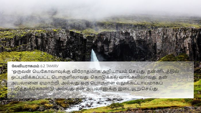 லேவியராகமம் 6:2 TAMIRV Bible Verse Image