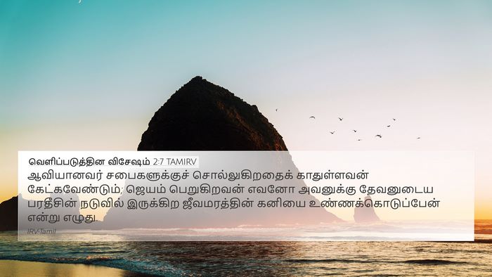வெளிப்படுத்தின விசேஷம் 2:7 TAMIRV Bible Verse Image