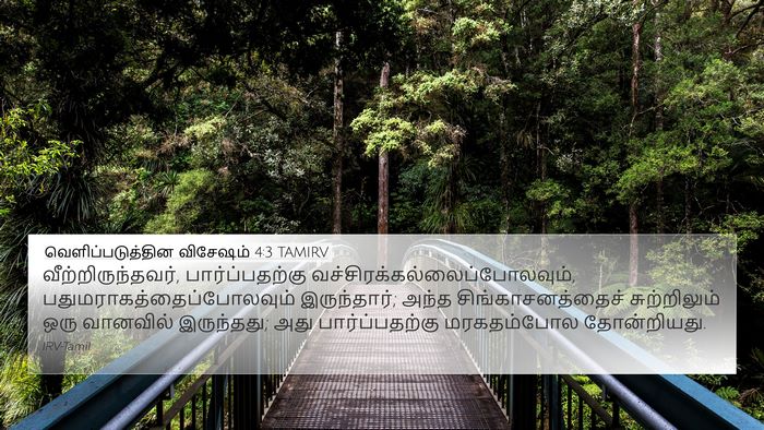 வெளிப்படுத்தின விசேஷம் 4:3 TAMIRV Bible Verse Image